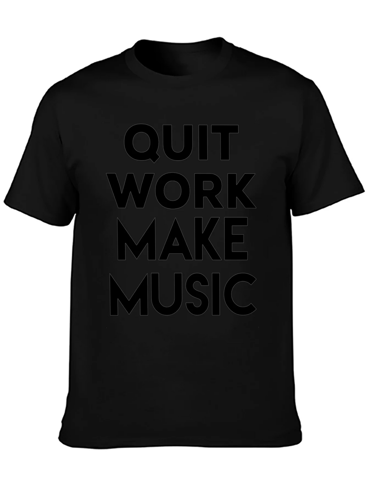 Quit Work Make Music T-Shirt product image 2