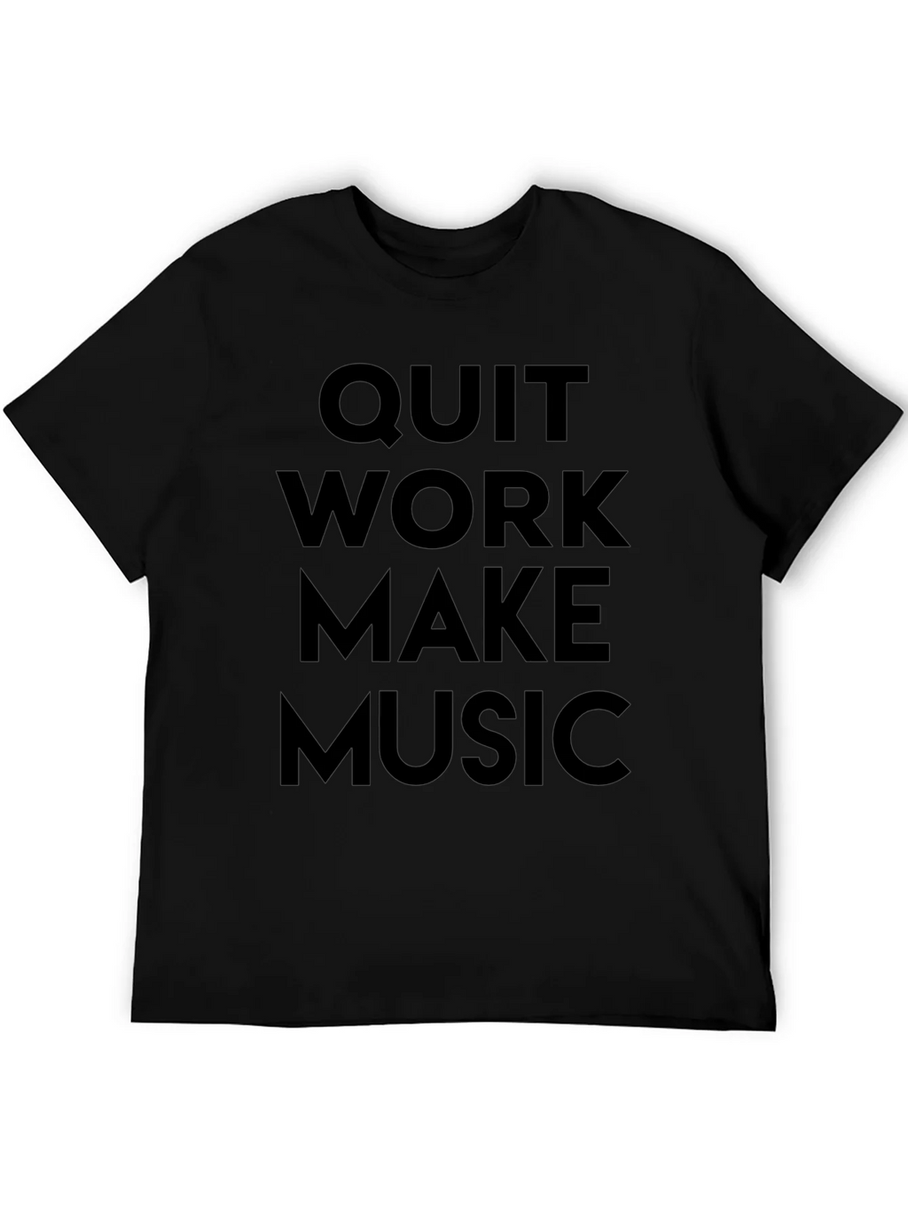 Quit Work Make Music T-Shirt product image 4