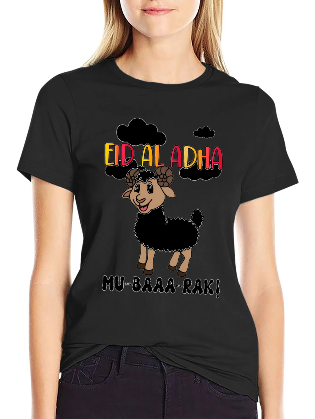 Eid al-Adha Sheep Graphic T-Shirt product image 2