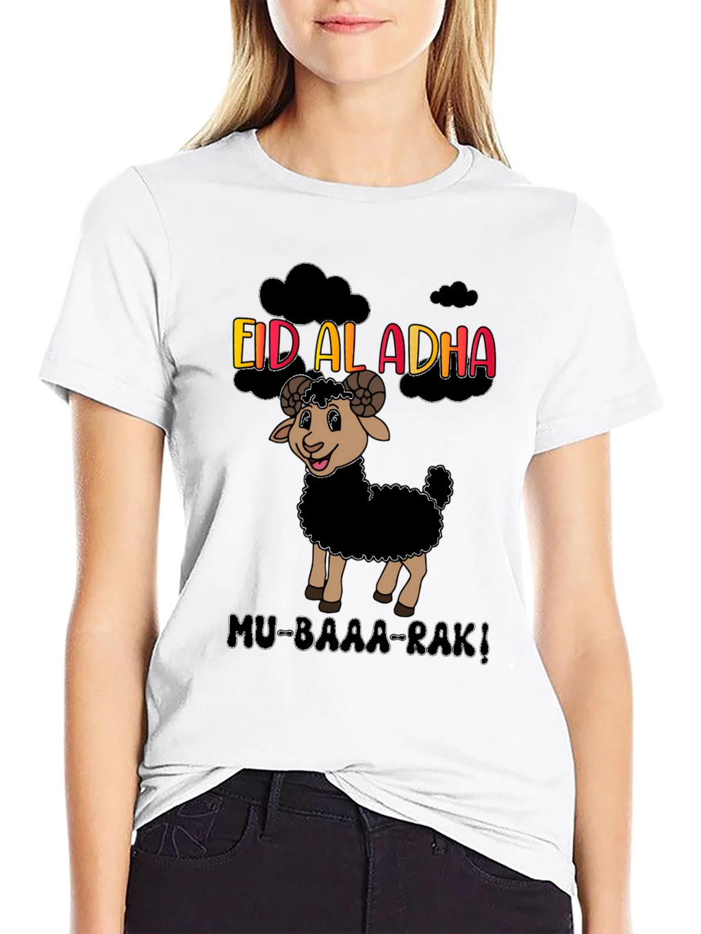 Eid al-Adha Sheep Graphic T-Shirt product image 8