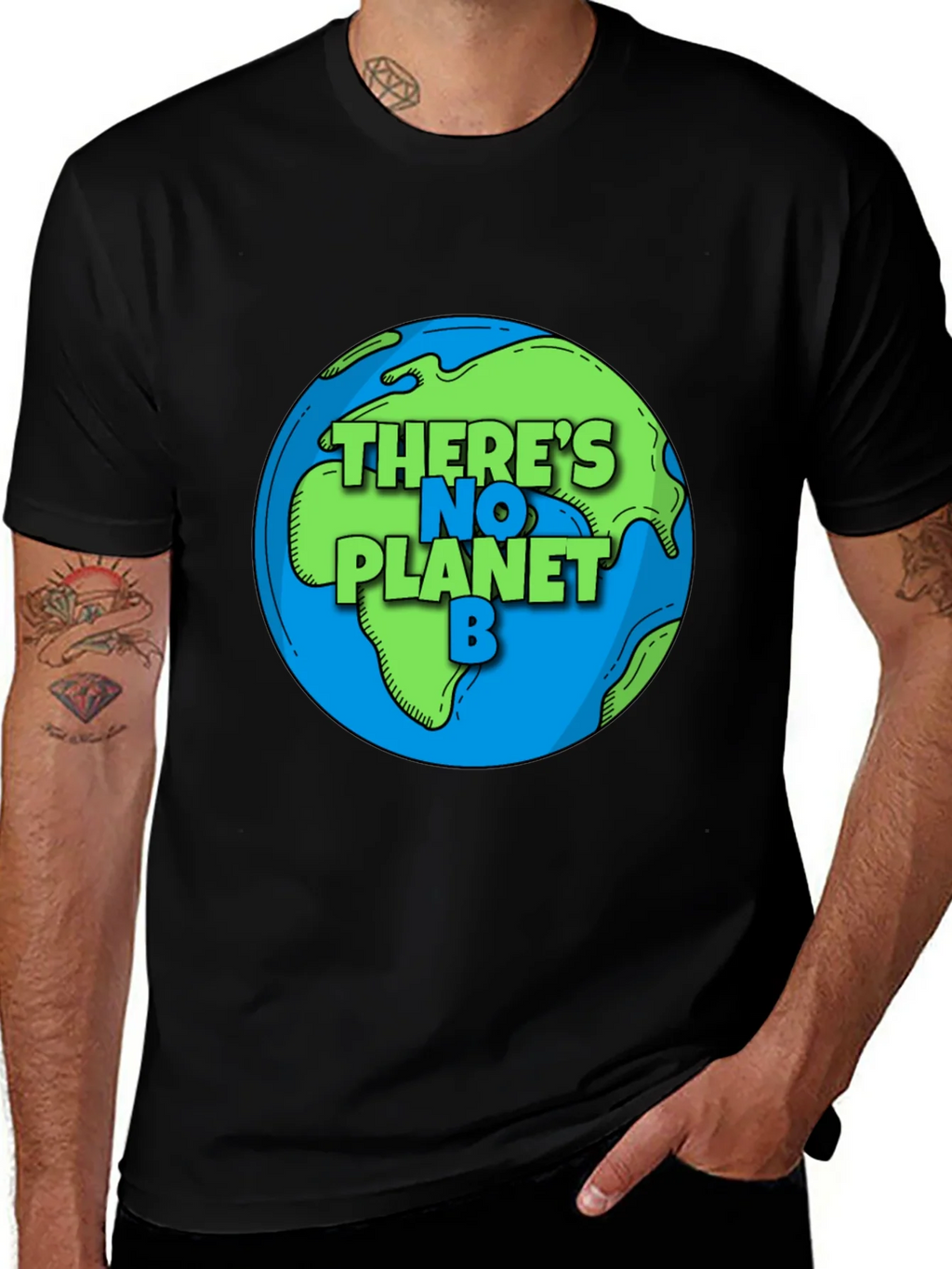Theres No Planet B Earth Graphic Tee product image 1