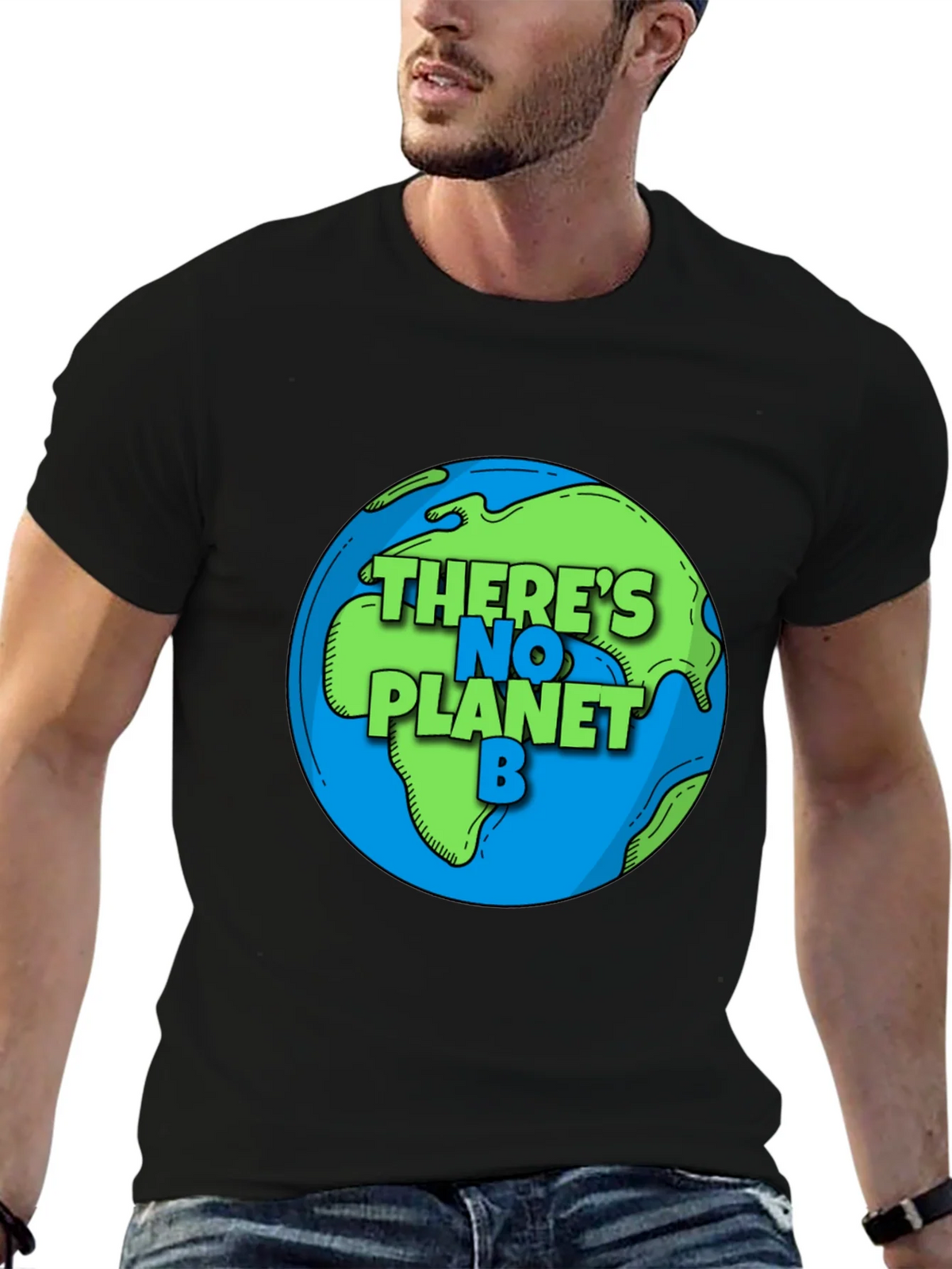 Theres No Planet B Earth Graphic Tee product image 6