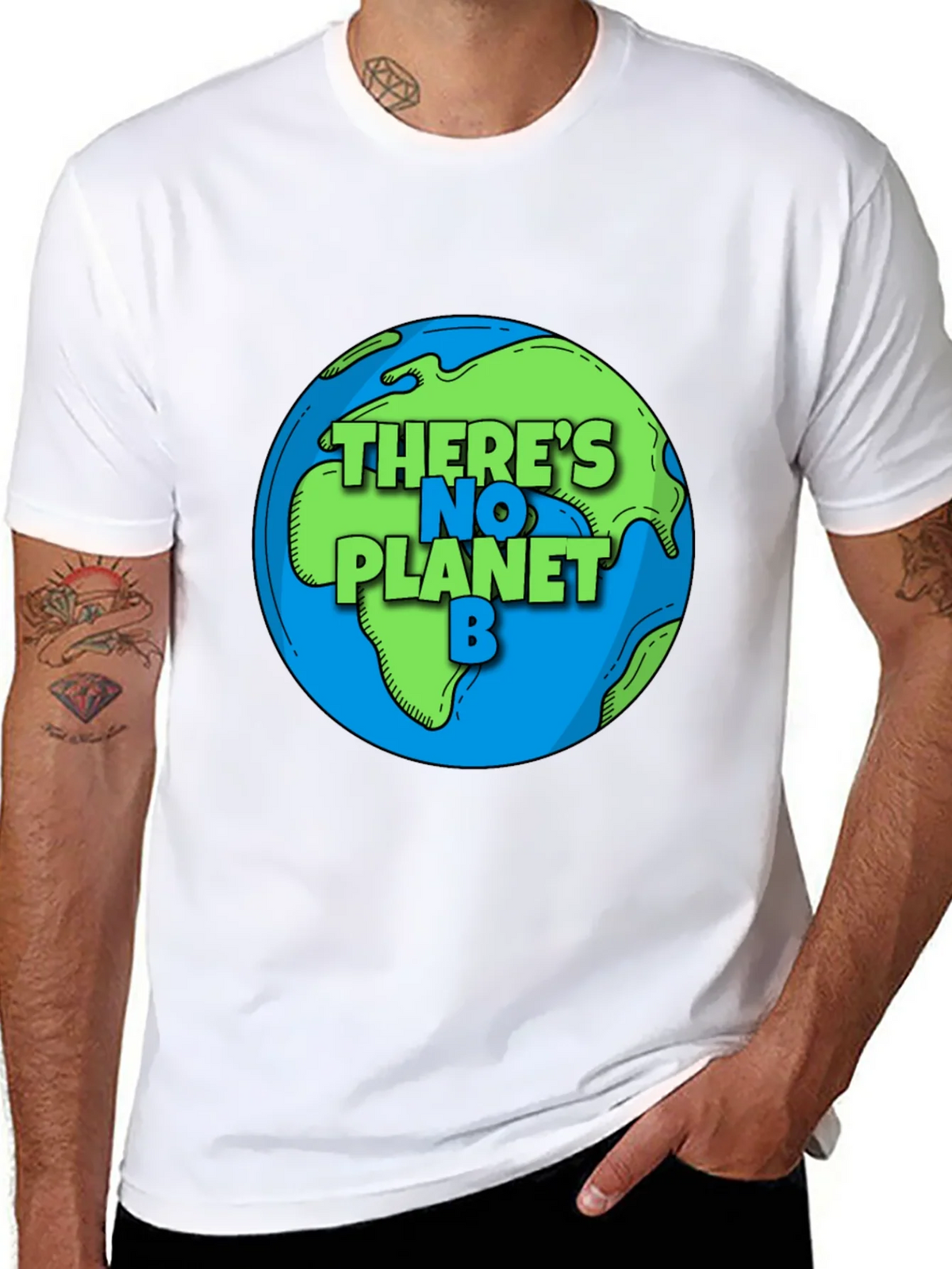 Theres No Planet B Earth Graphic Tee product image 7