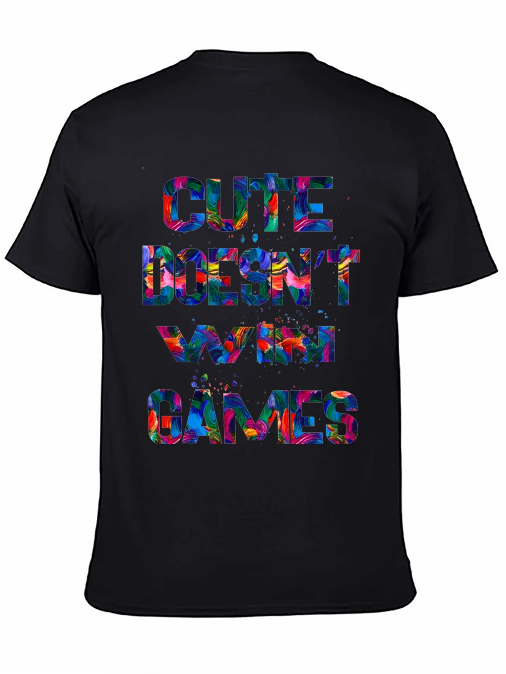 Cute Doesnt Win Games Graphic T-Shirt product image 4