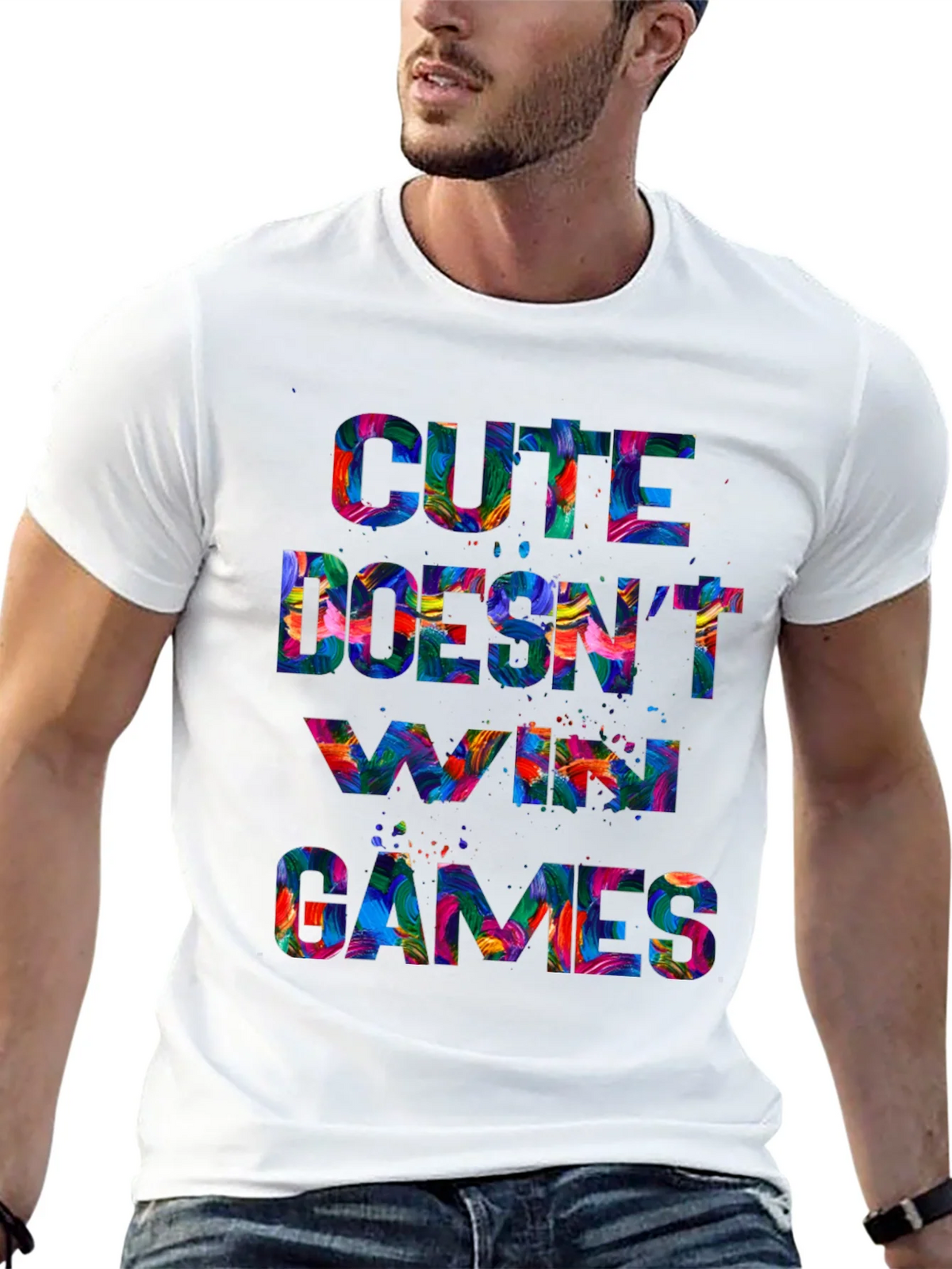 Cute Doesnt Win Games Graphic T-Shirt product image 12