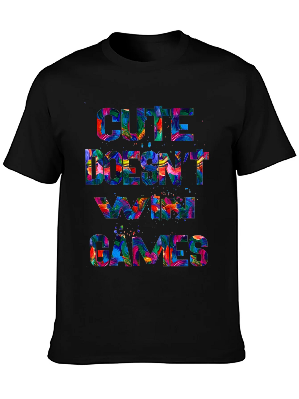 Cute Doesnt Win Games Graphic T-Shirt product image 3