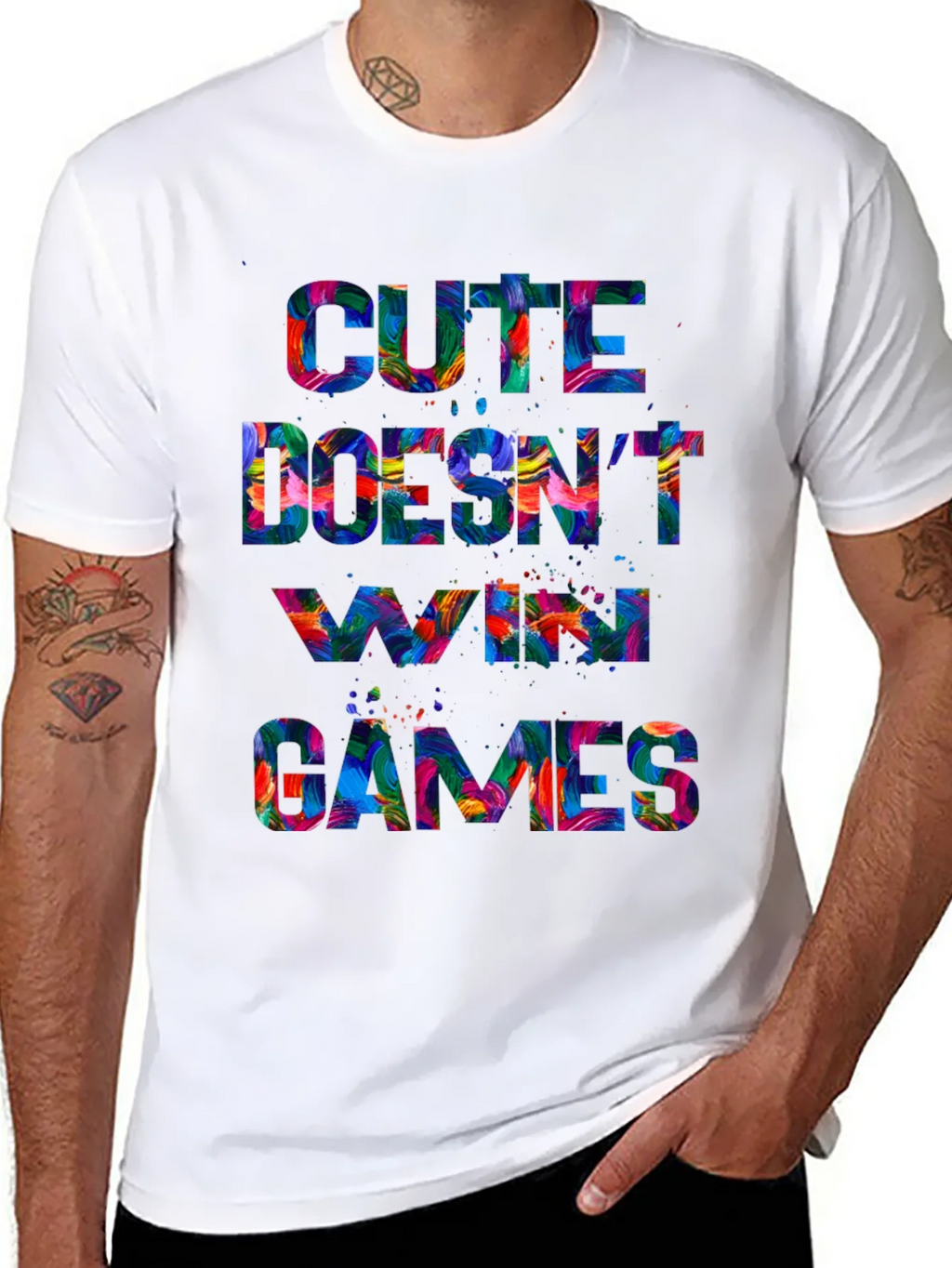 Cute Doesnt Win Games Graphic T-Shirt product image 7