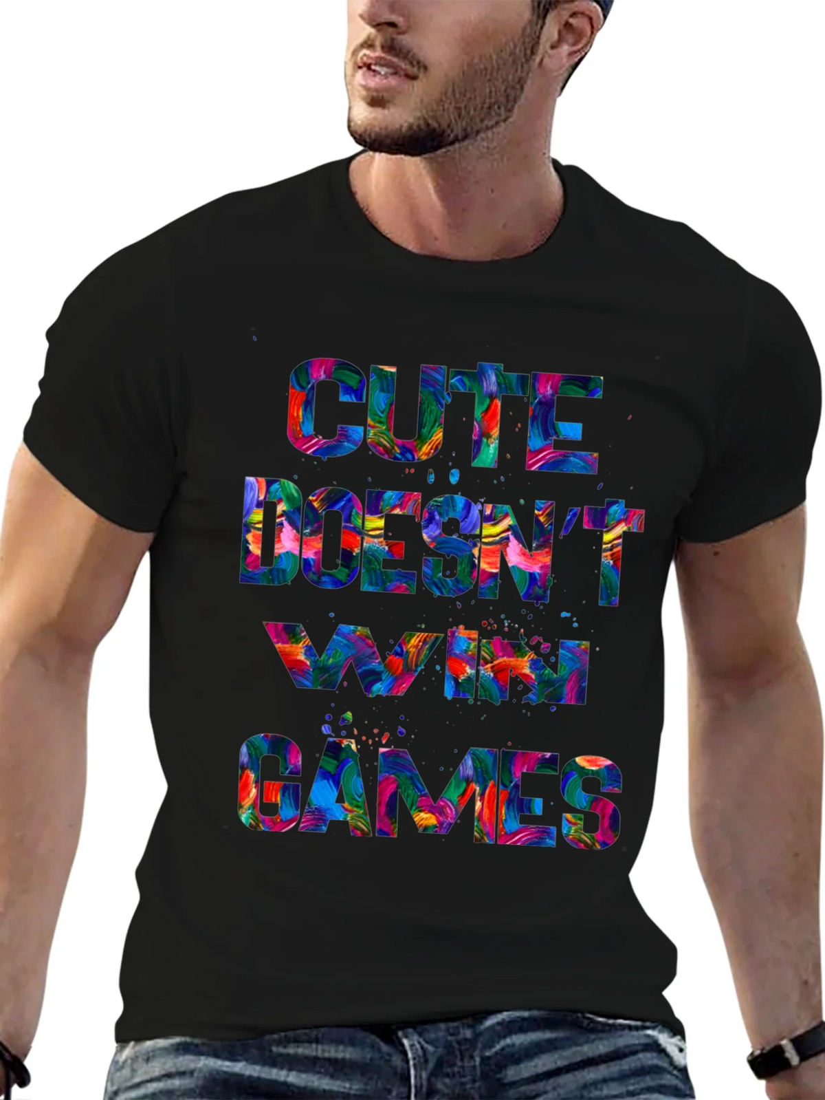 Cute Doesnt Win Games Graphic T-Shirt product image 6