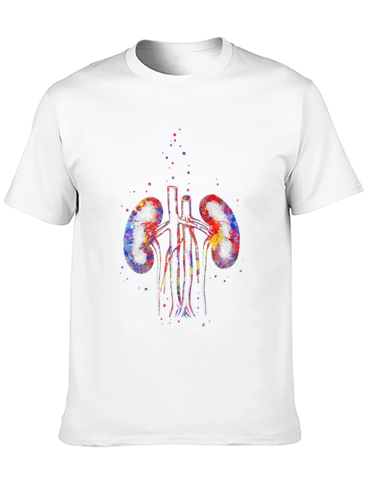 Watercolor Kidneys Graphic Tee - Unique Anatomy Shirt product image 9