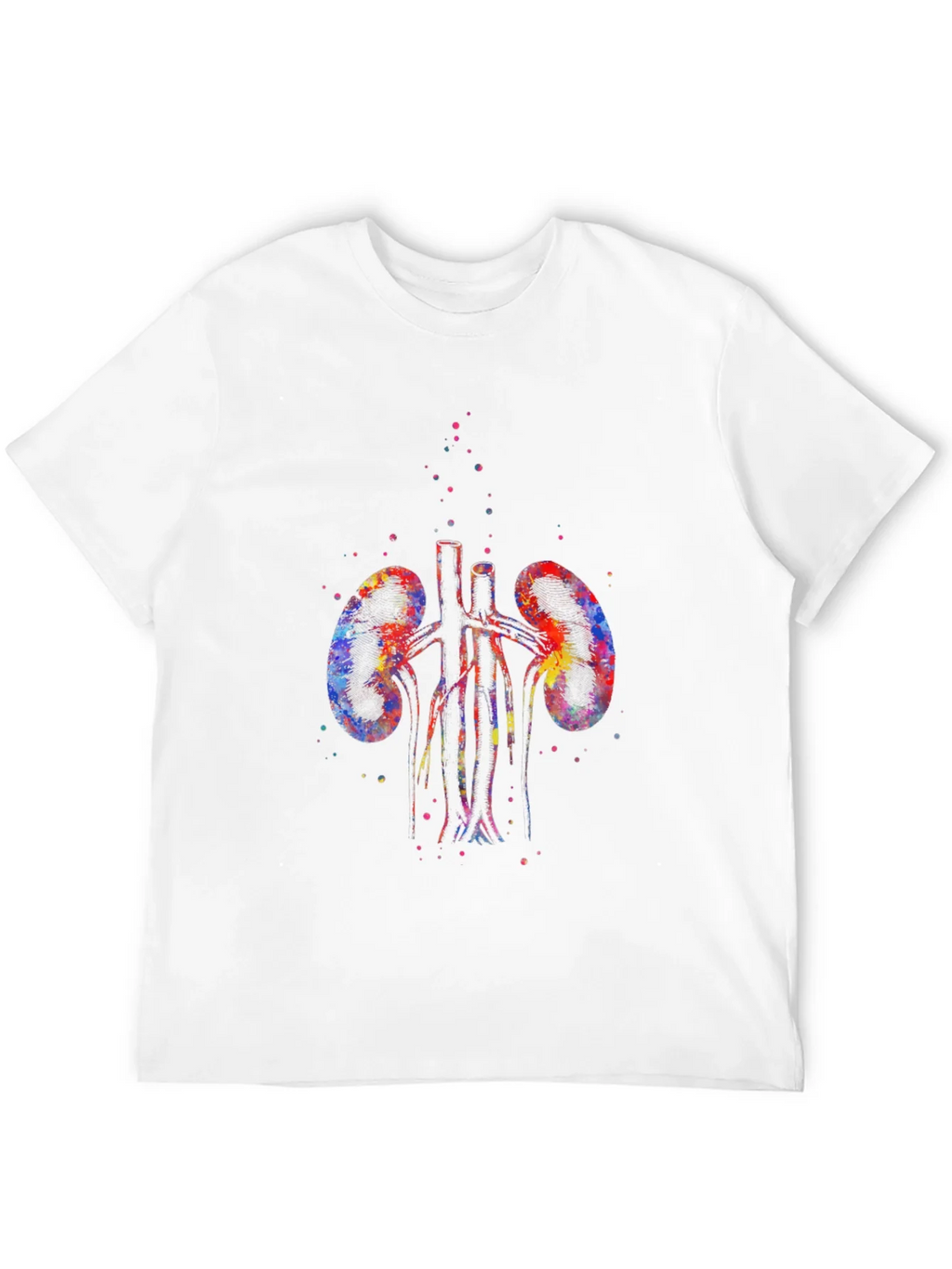 Watercolor Kidneys Graphic Tee - Unique Anatomy Shirt product image 11
