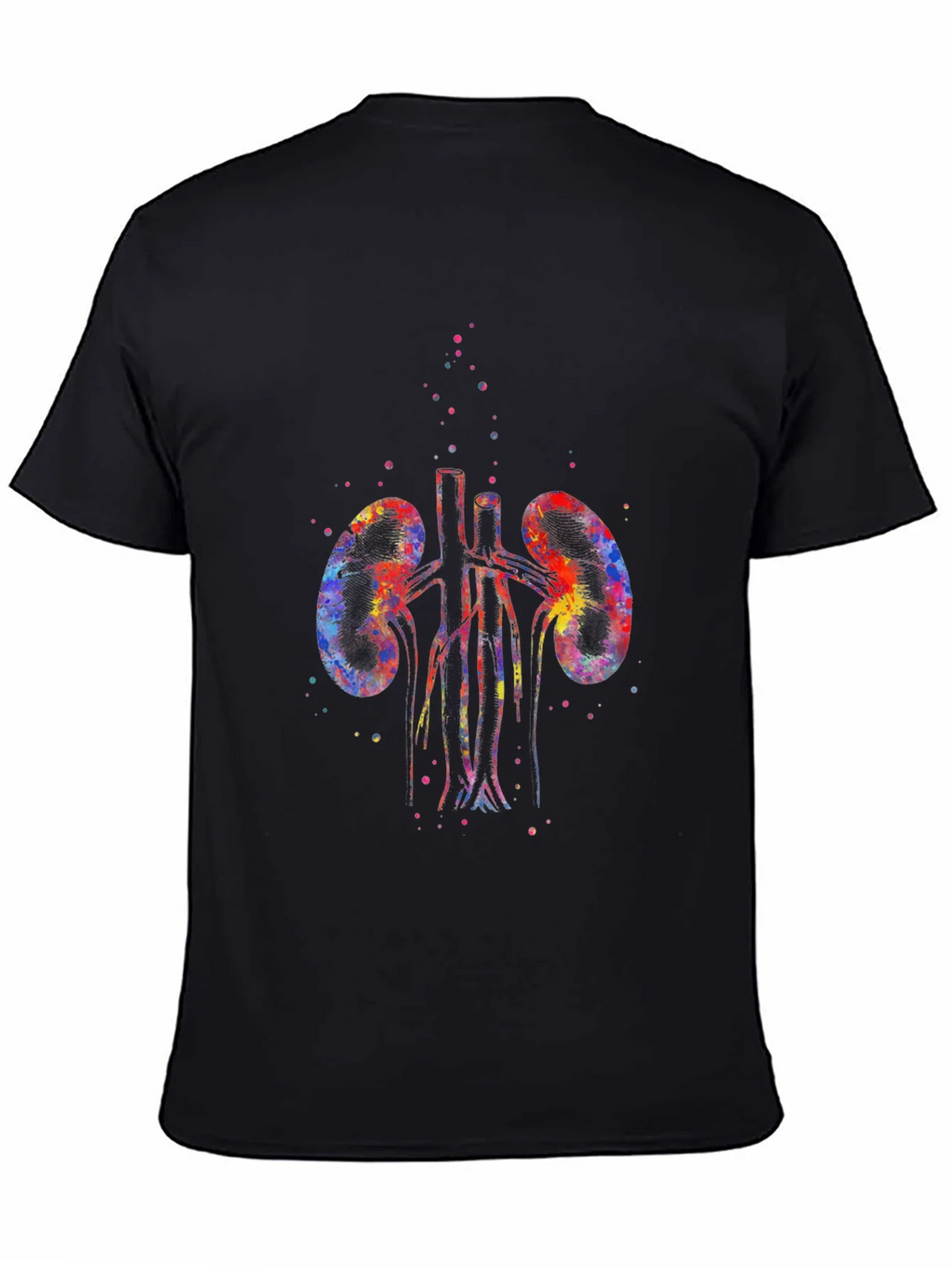 Watercolor Kidneys Graphic Tee - Unique Anatomy Shirt product image 4