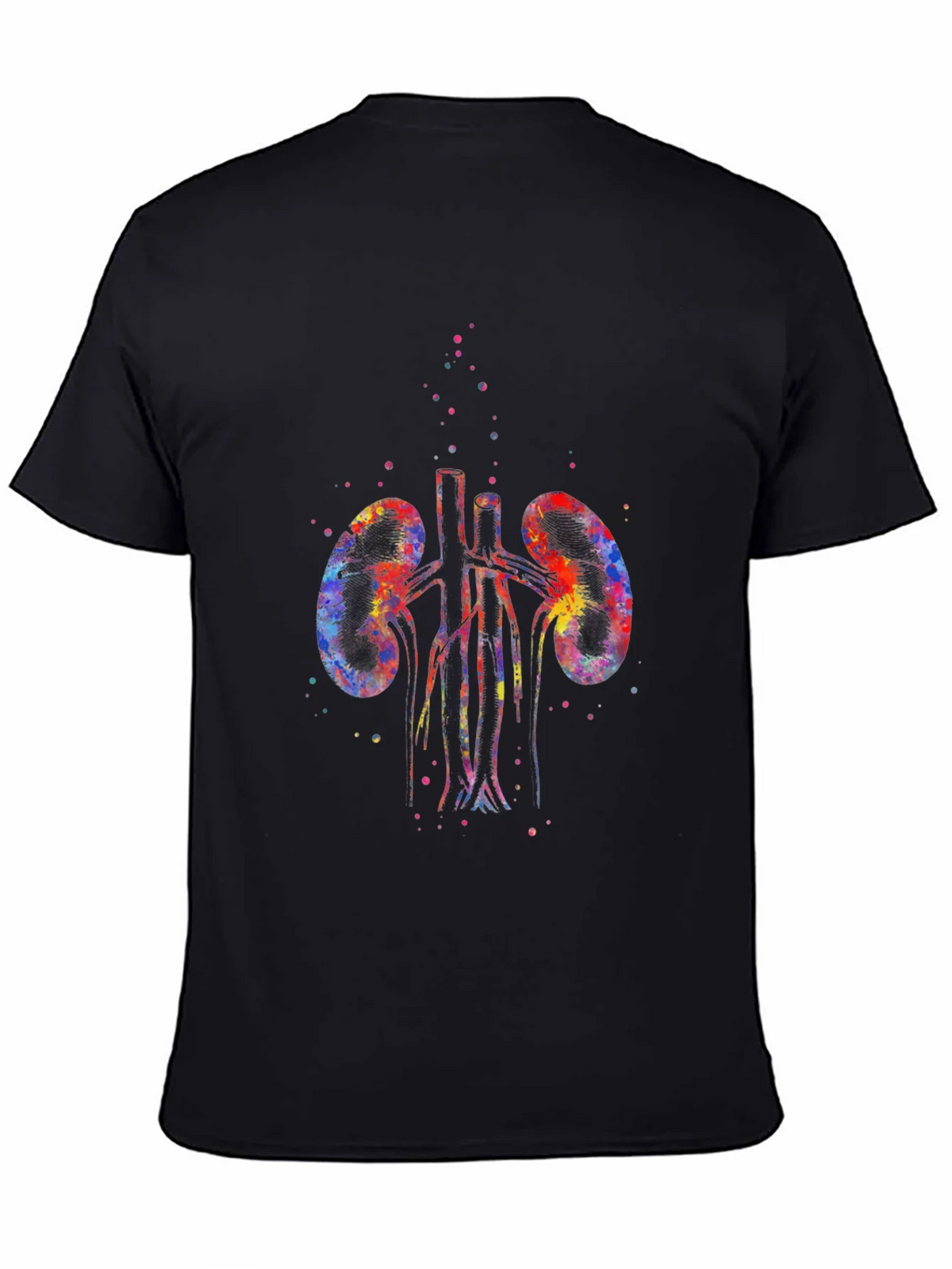 Watercolor Kidneys Graphic Tee - Unique Anatomy Shirt product image 4