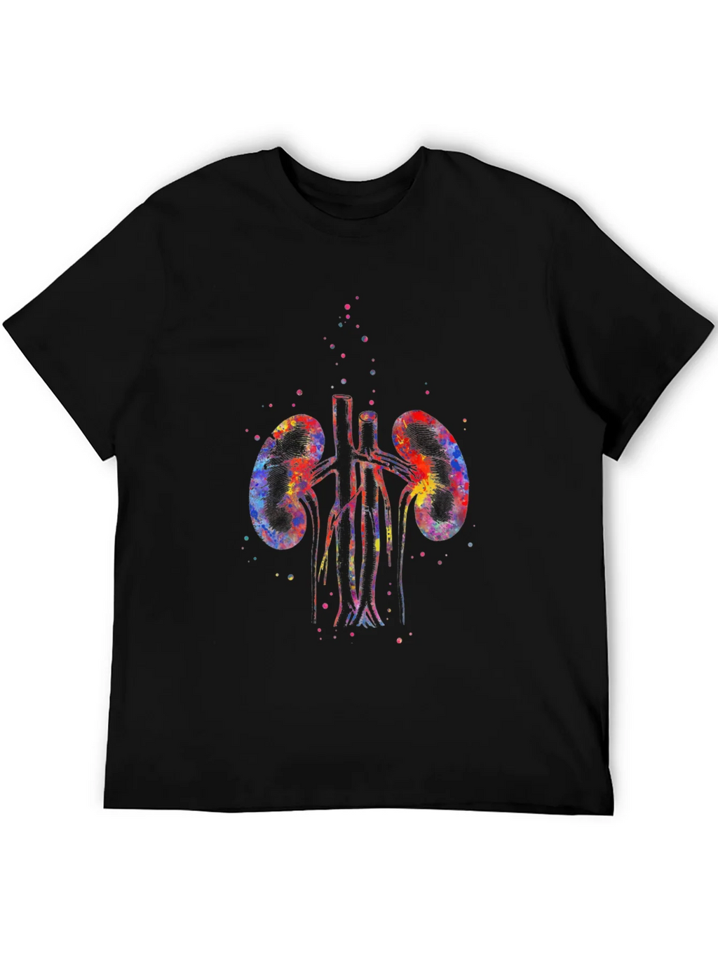 Watercolor Kidneys Graphic Tee - Unique Anatomy Shirt product image 5