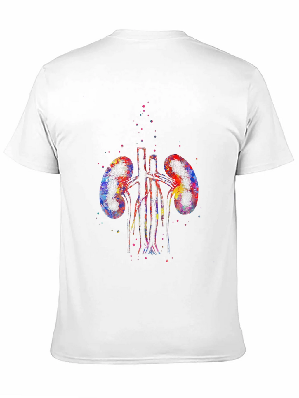 Watercolor Kidneys Graphic Tee - Unique Anatomy Shirt product image 10