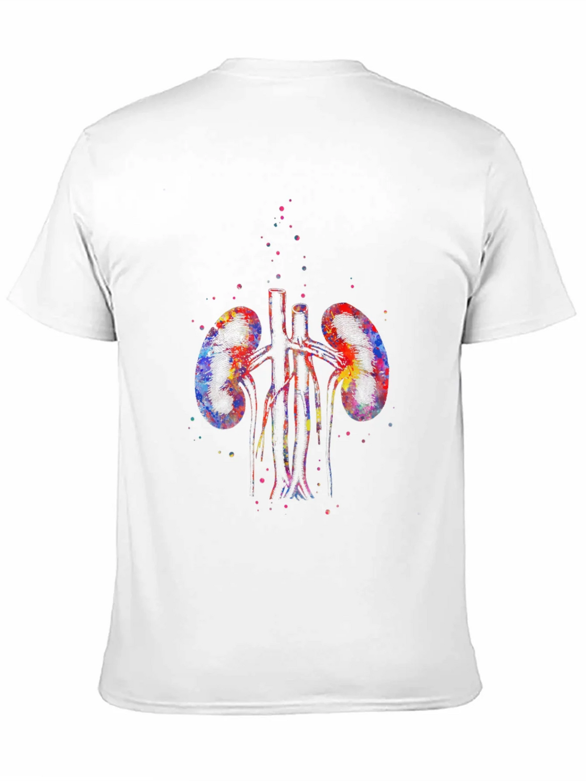 Watercolor Kidneys Graphic Tee - Unique Anatomy Shirt product image 10