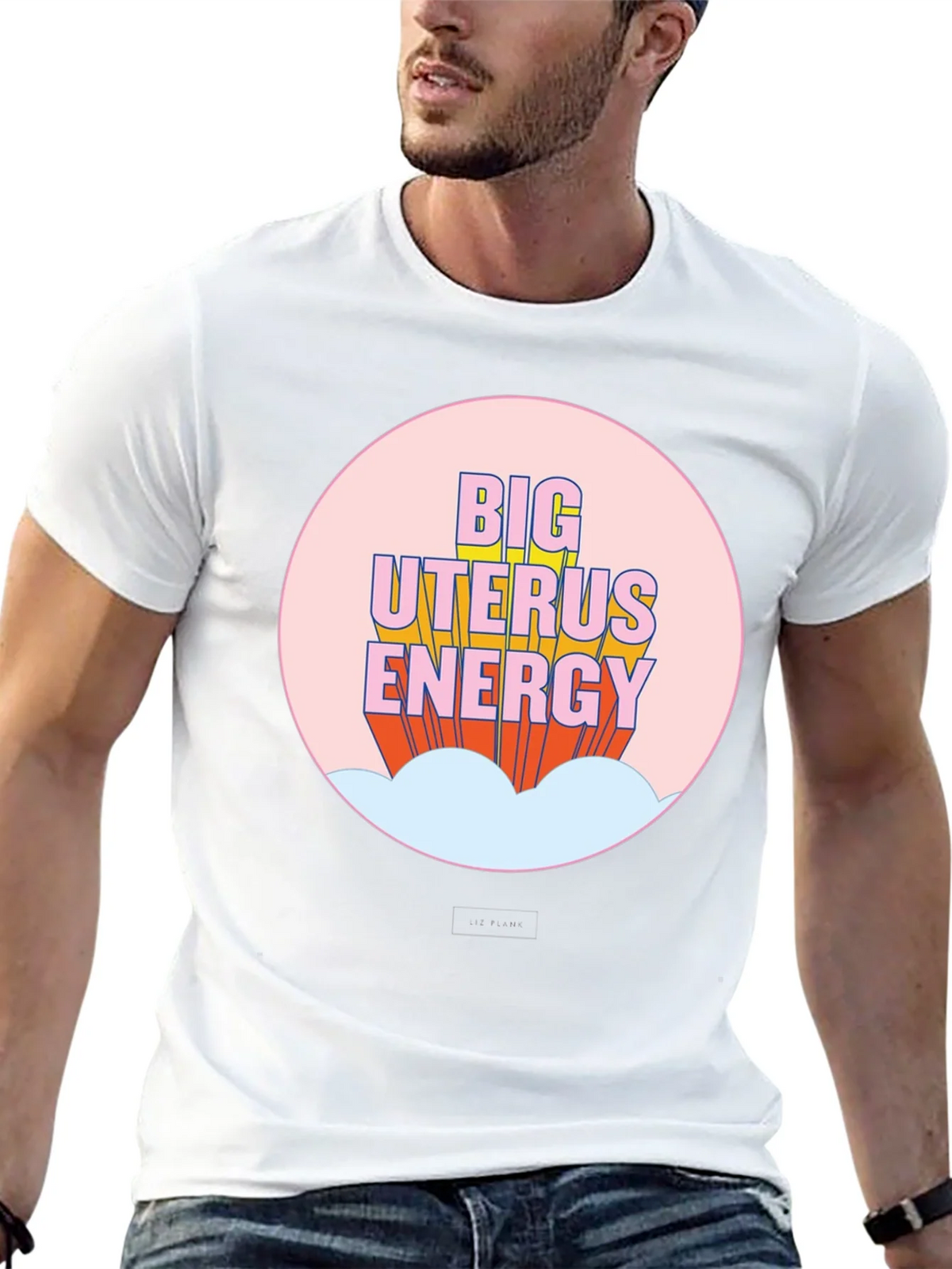 Big Uterus Energy Graphic Tee product image 12