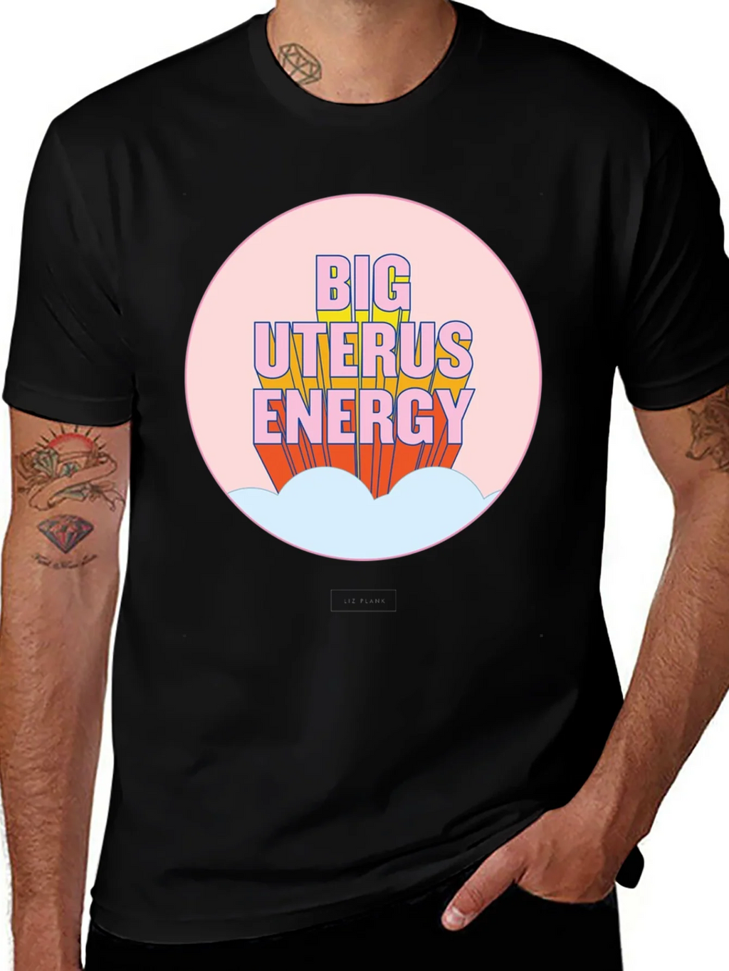 Big Uterus Energy Graphic Tee product image 1