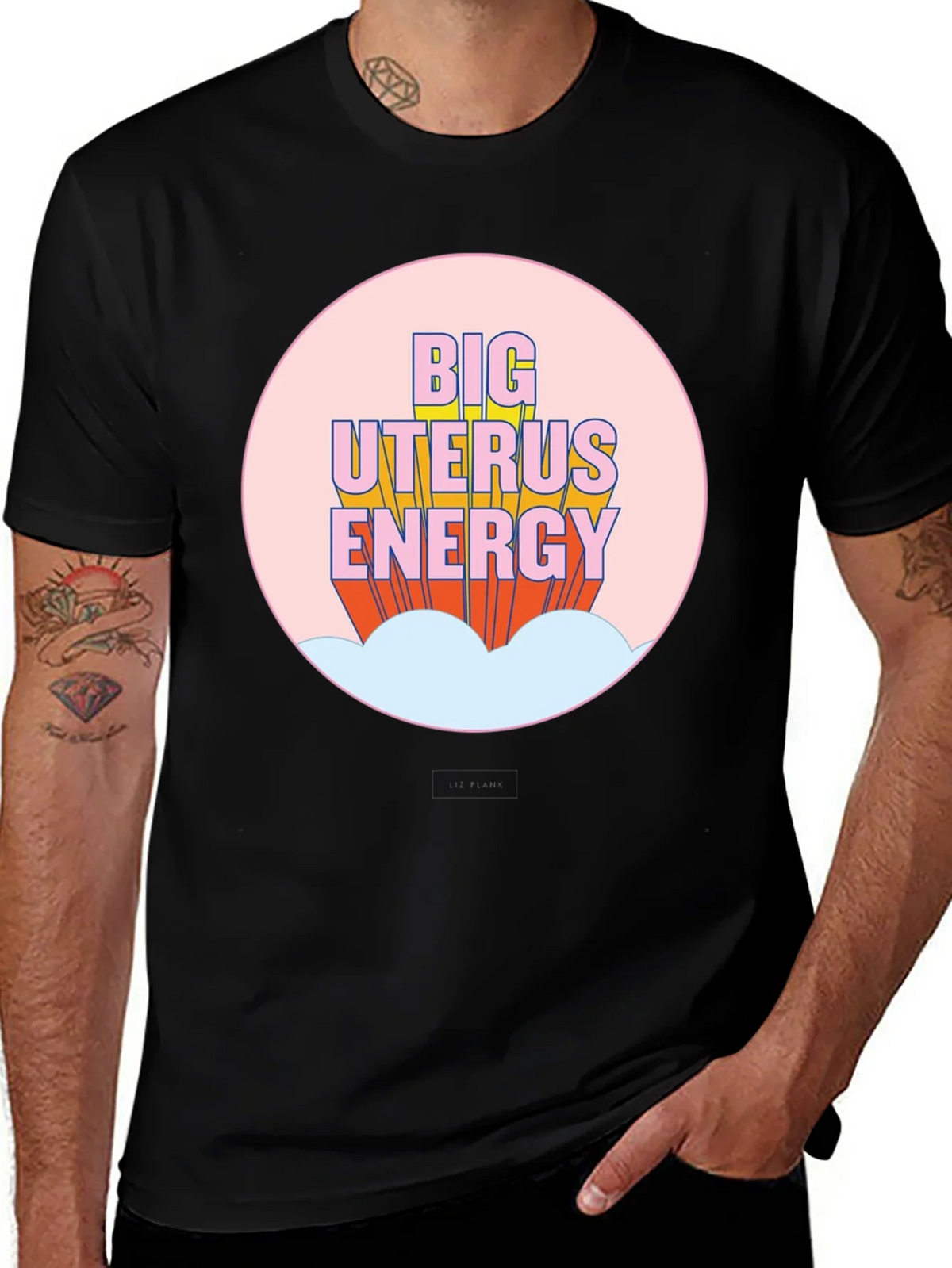 Big Uterus Energy Graphic Tee product image 1