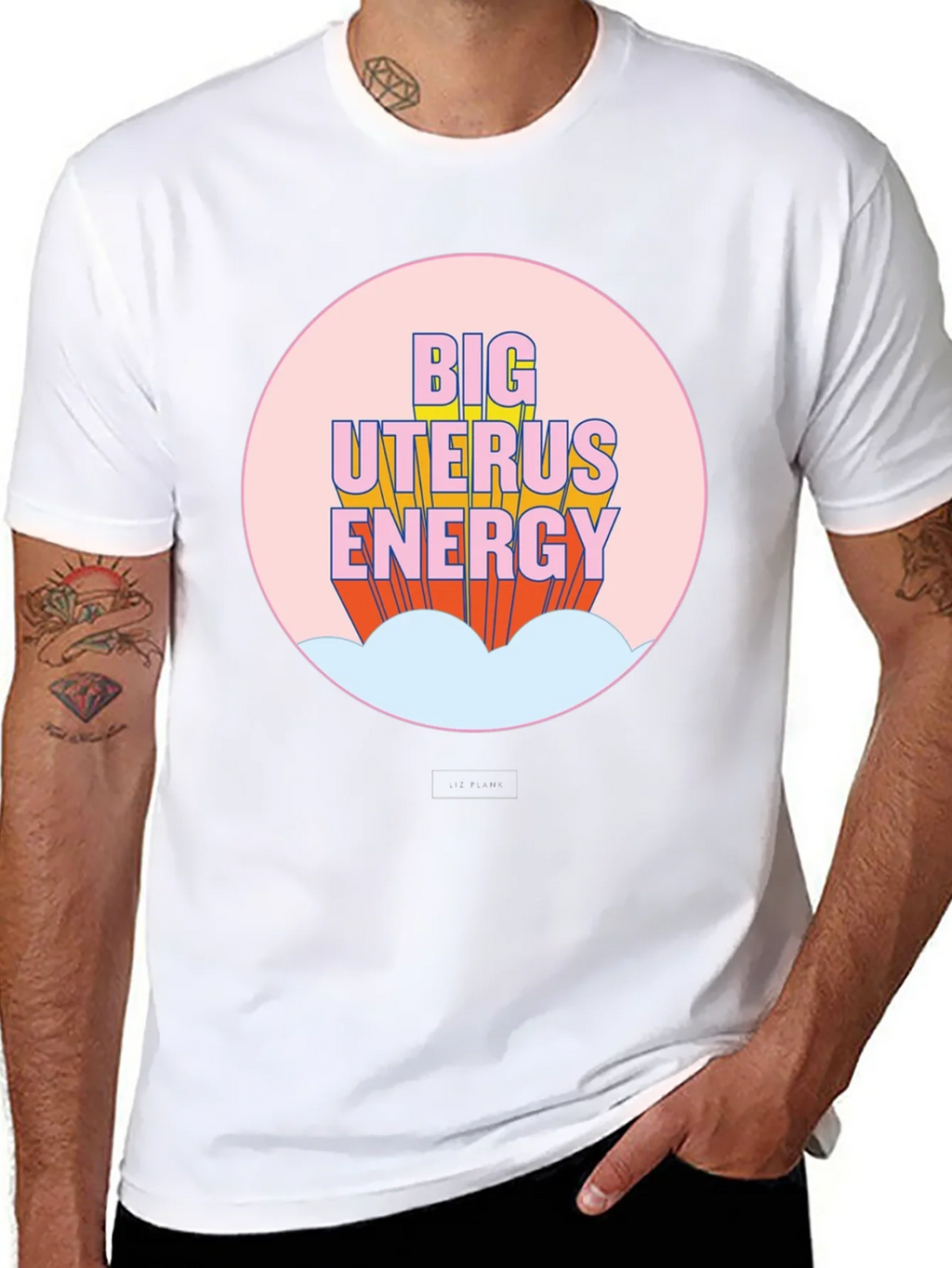 Big Uterus Energy Graphic Tee product image 7