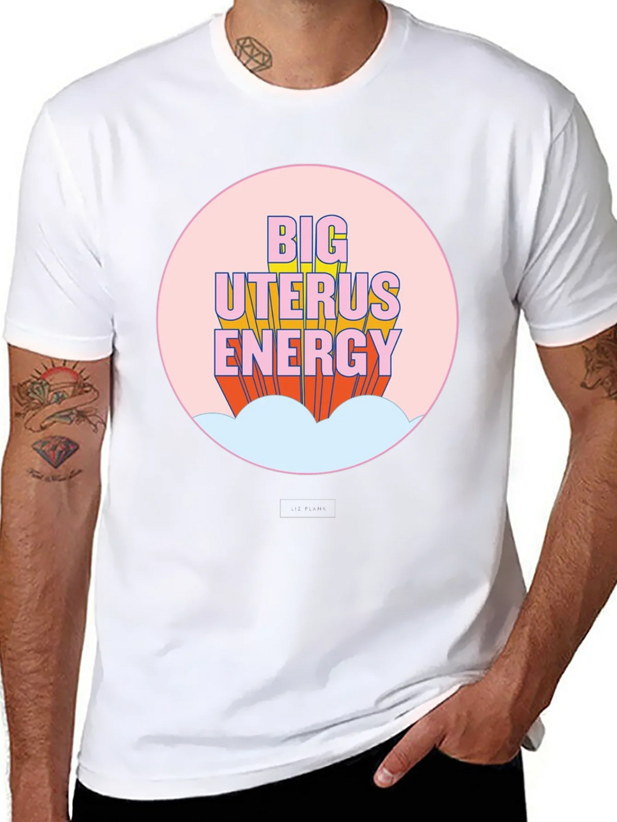 Big Uterus Energy Graphic Tee product image 7