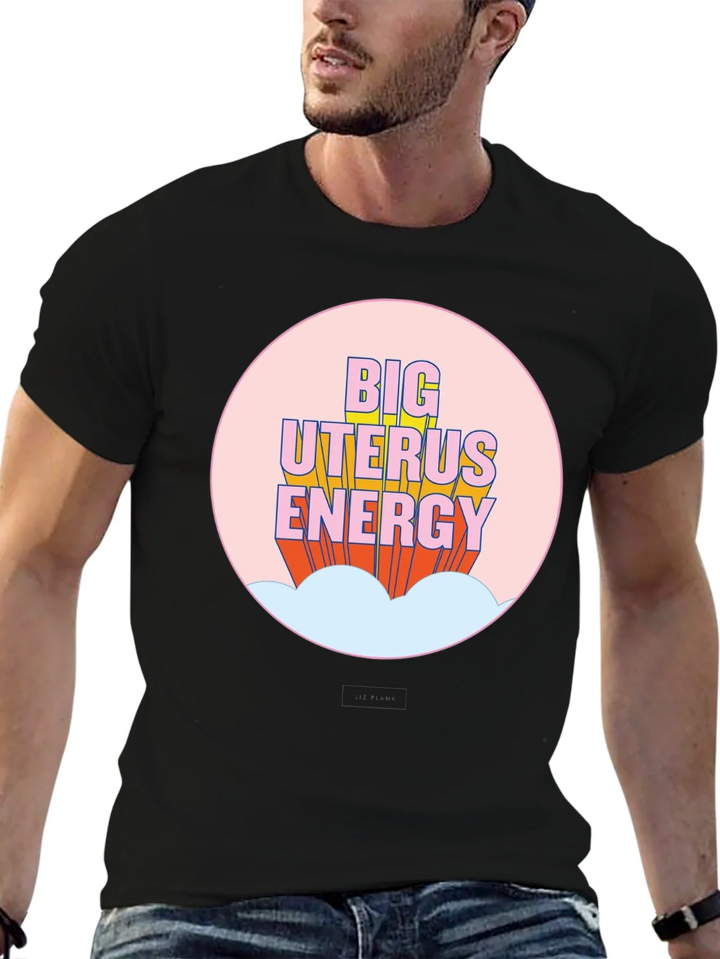 Big Uterus Energy Graphic Tee product image 6