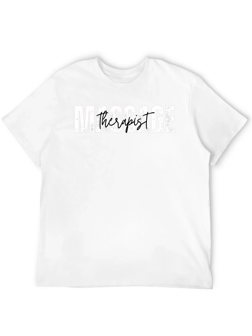 Massage Therapist Graphic Tee - Black Cotton Blend Shirt product image 11