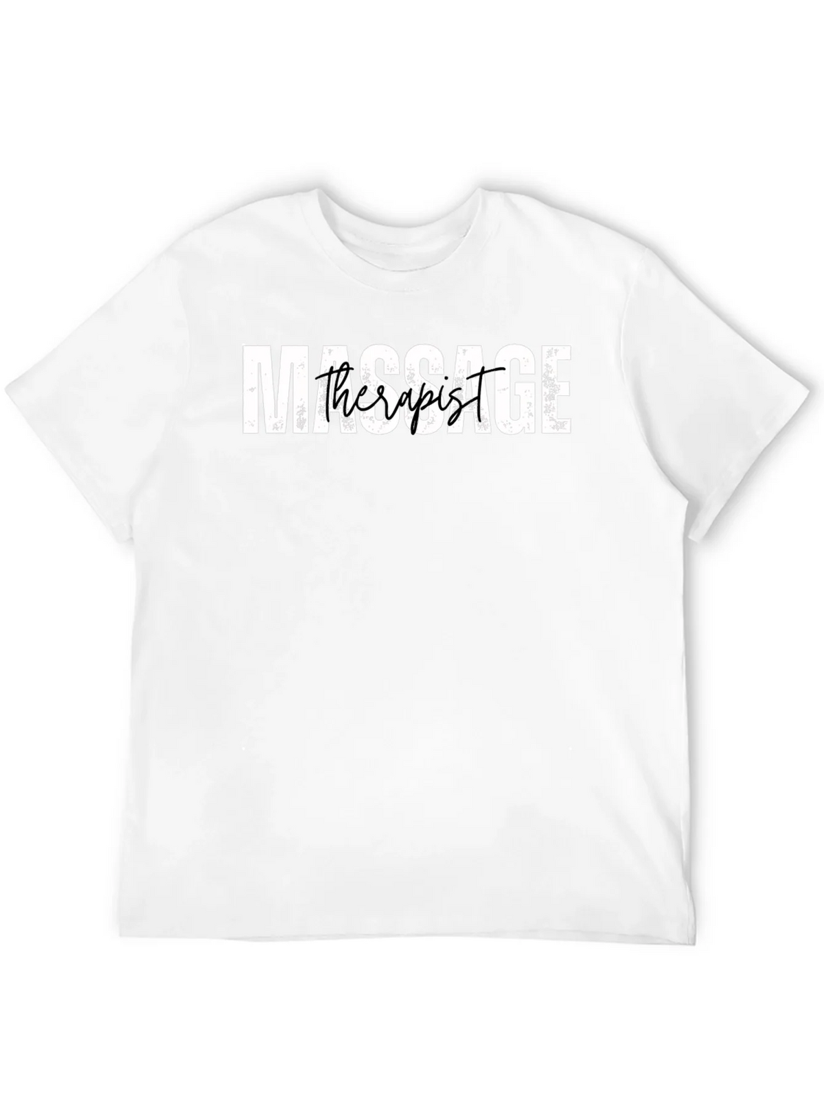 Massage Therapist Graphic Tee - Black Cotton Blend Shirt product image 11