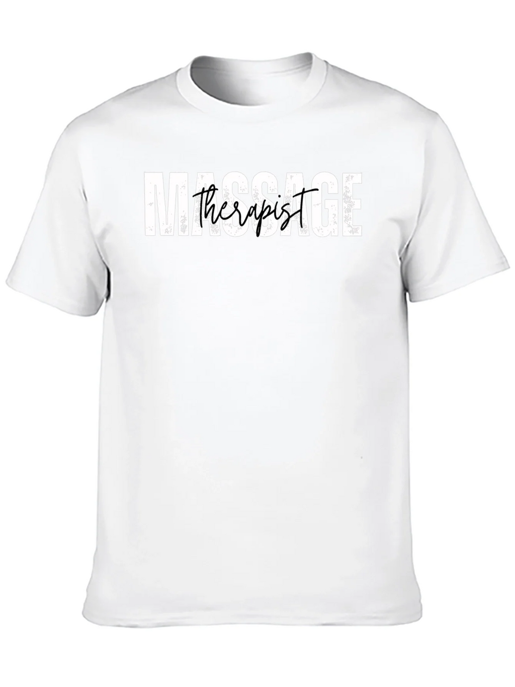Massage Therapist Graphic Tee - Black Cotton Blend Shirt product image 9