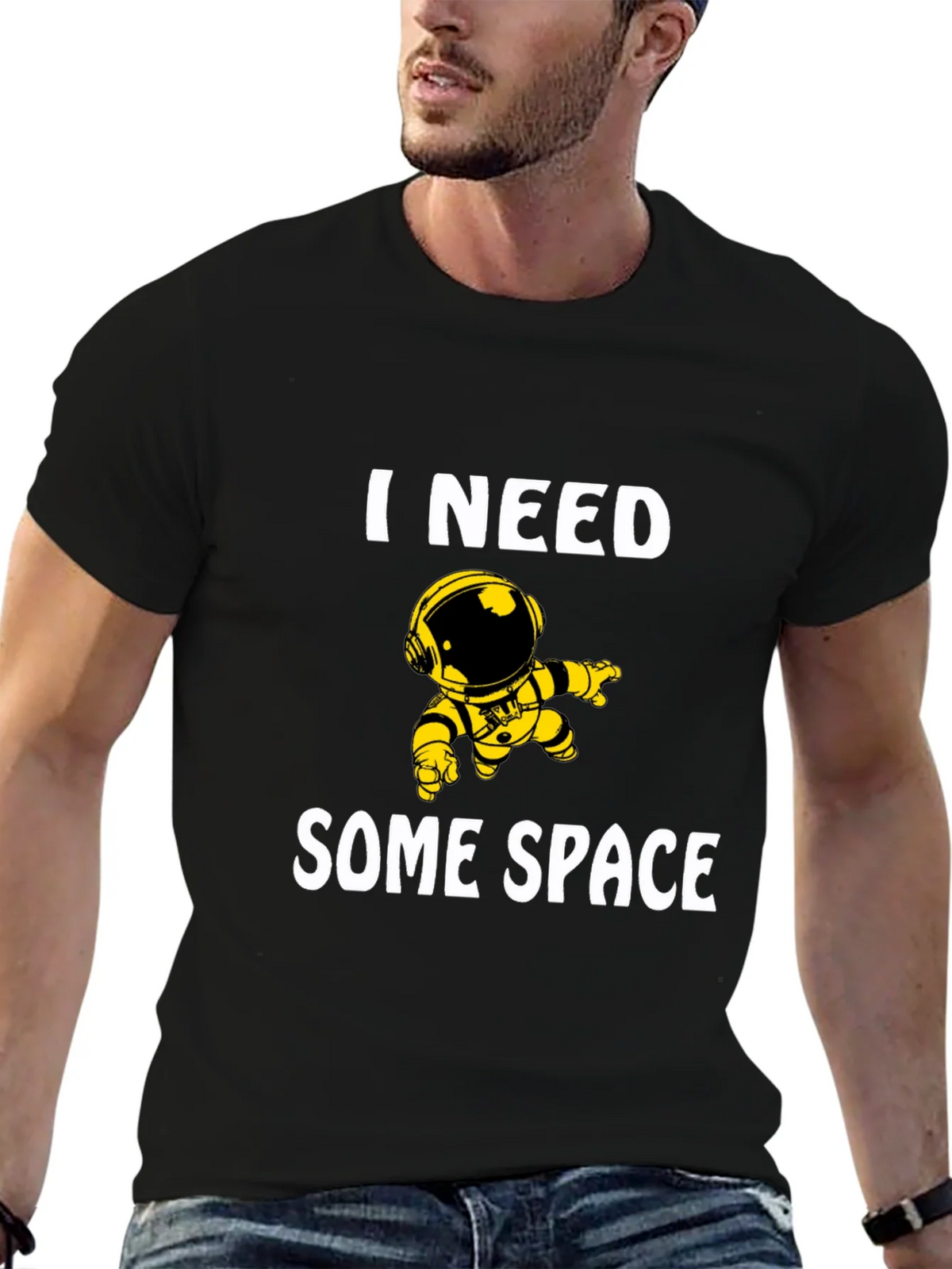 I Need Some Space Astronaut Graphic T-Shirt product image 5
