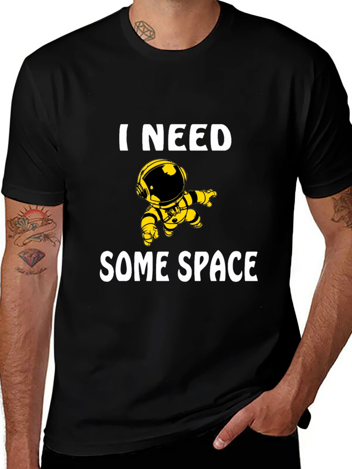 I Need Some Space Astronaut Graphic T-Shirt product image 1