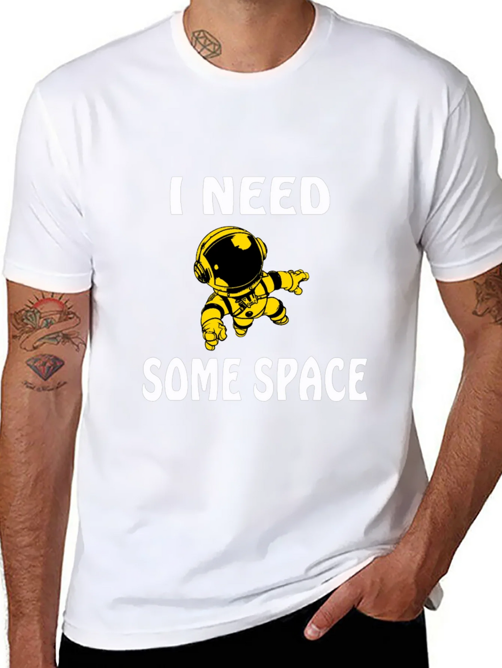 I Need Some Space Astronaut Graphic T-Shirt product image 6