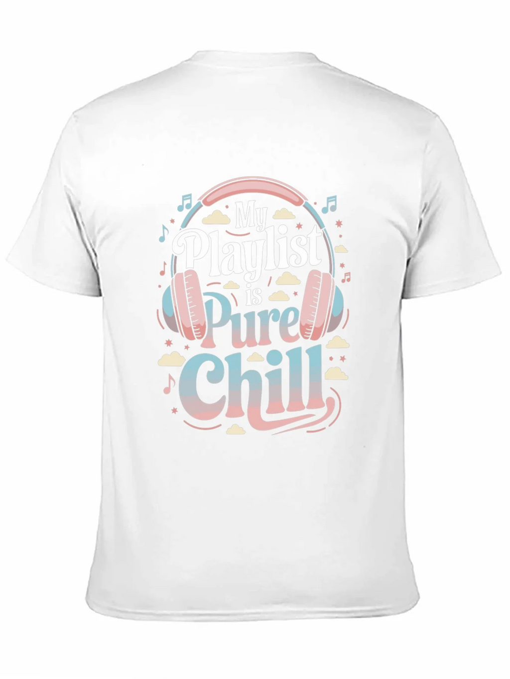 My Playlist is Pure Chill Black Graphic Tee product image 10