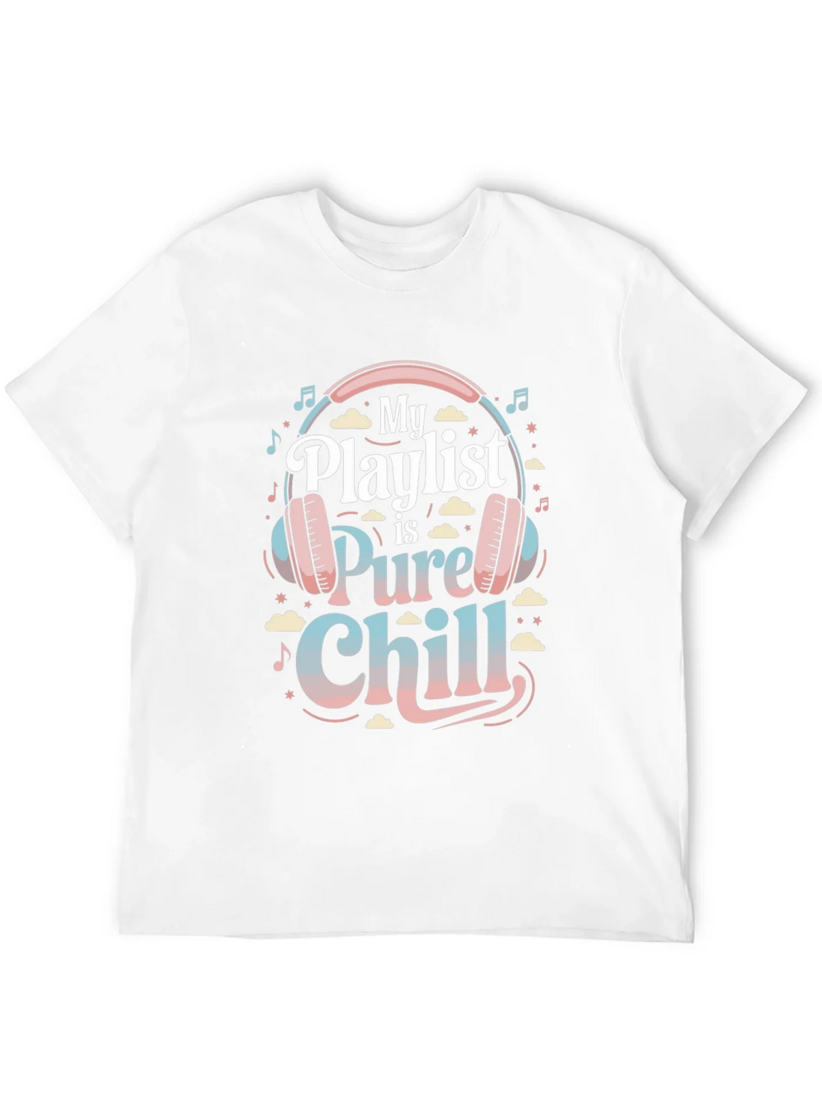 My Playlist is Pure Chill Black Graphic Tee product image 11