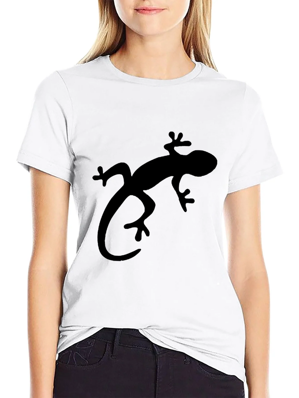 Lizard Graphic Black T-Shirt - Casual Style product image 8