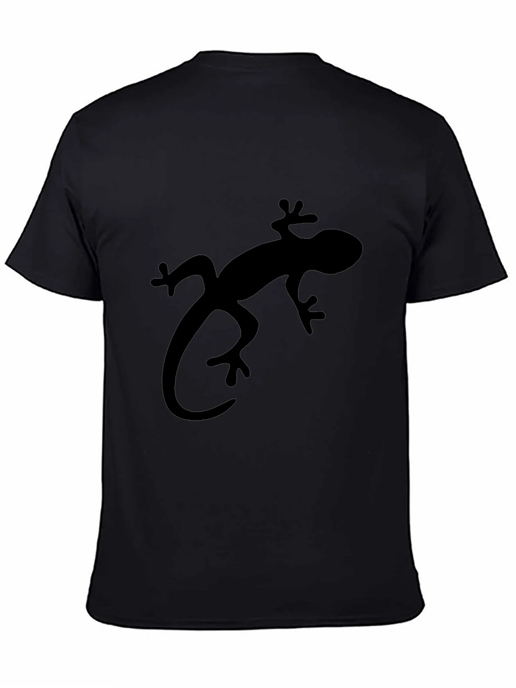 Lizard Graphic Black T-Shirt - Casual Style product image 4