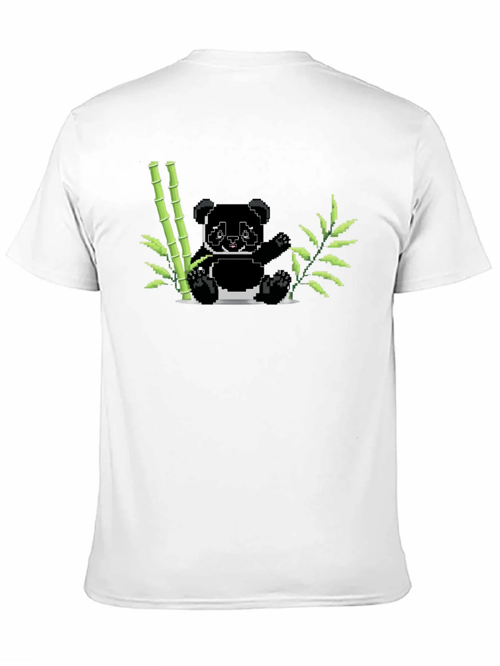 Pixel Panda Bamboo Graphic Tee - Black product image 10