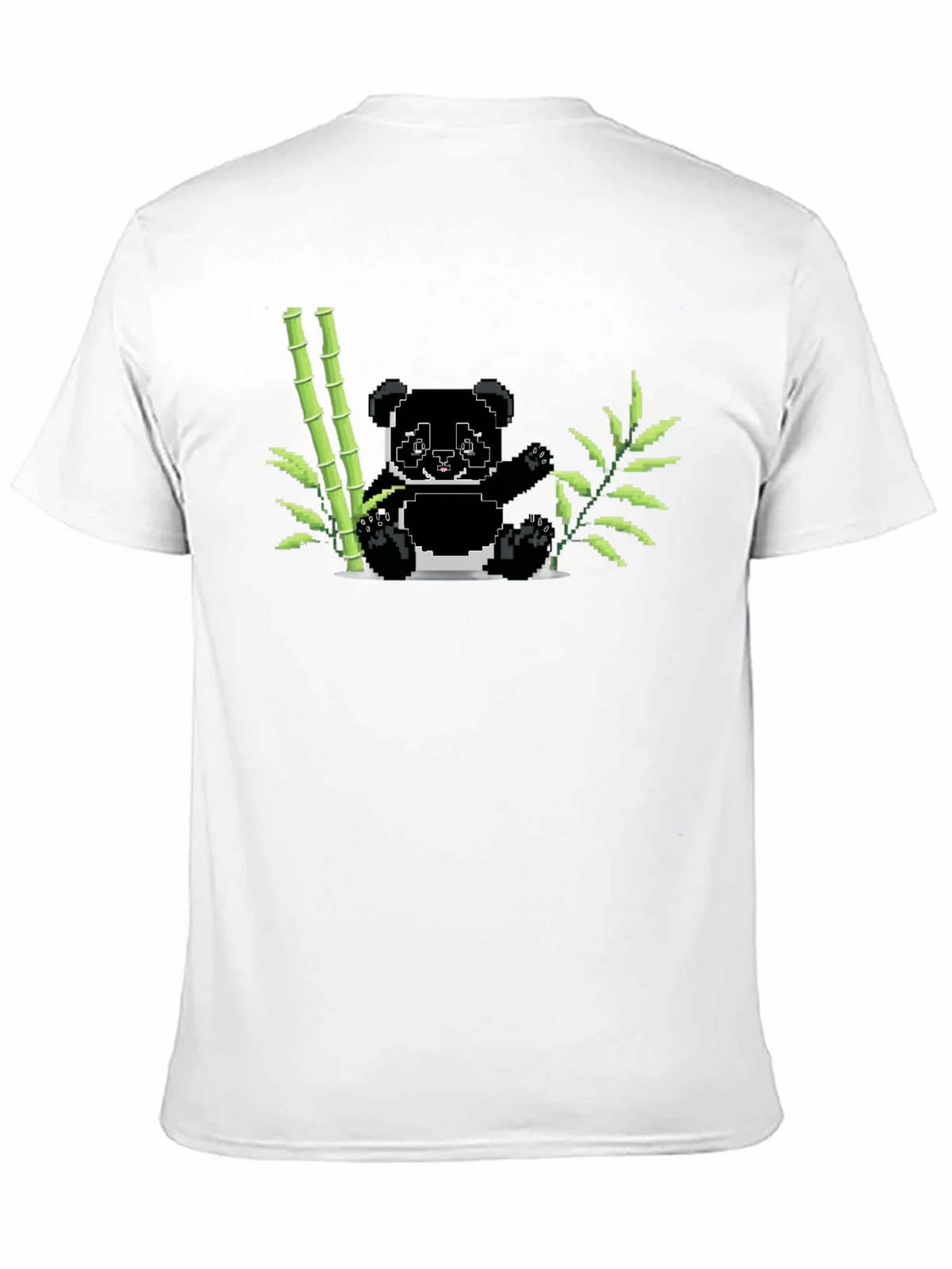 Pixel Panda Bamboo Graphic Tee - Black product image 10
