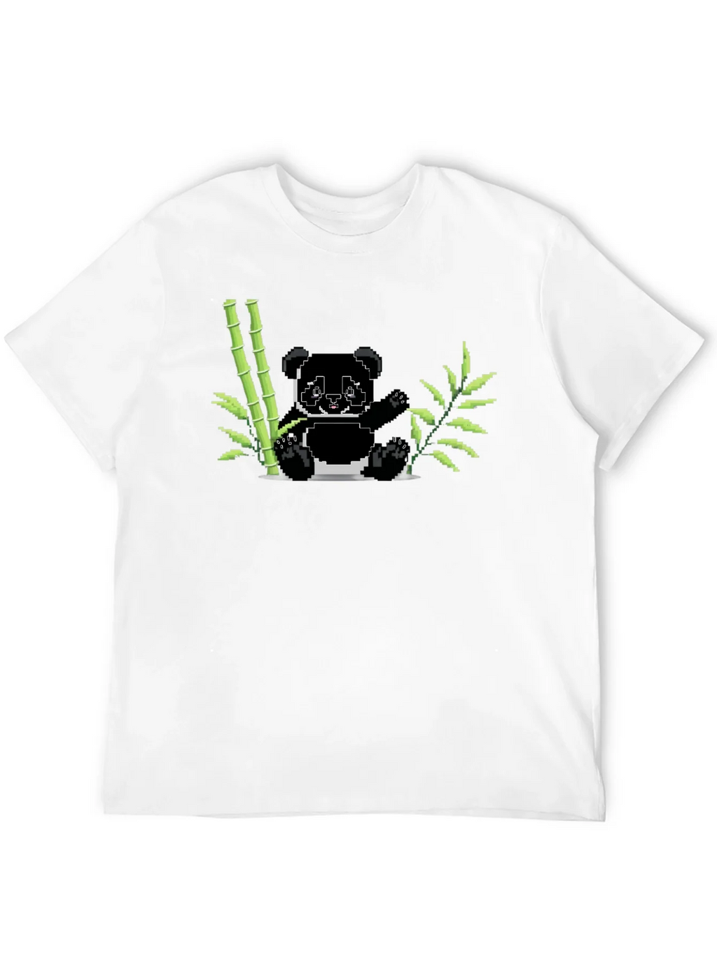 Pixel Panda Bamboo Graphic Tee - Black product image 11