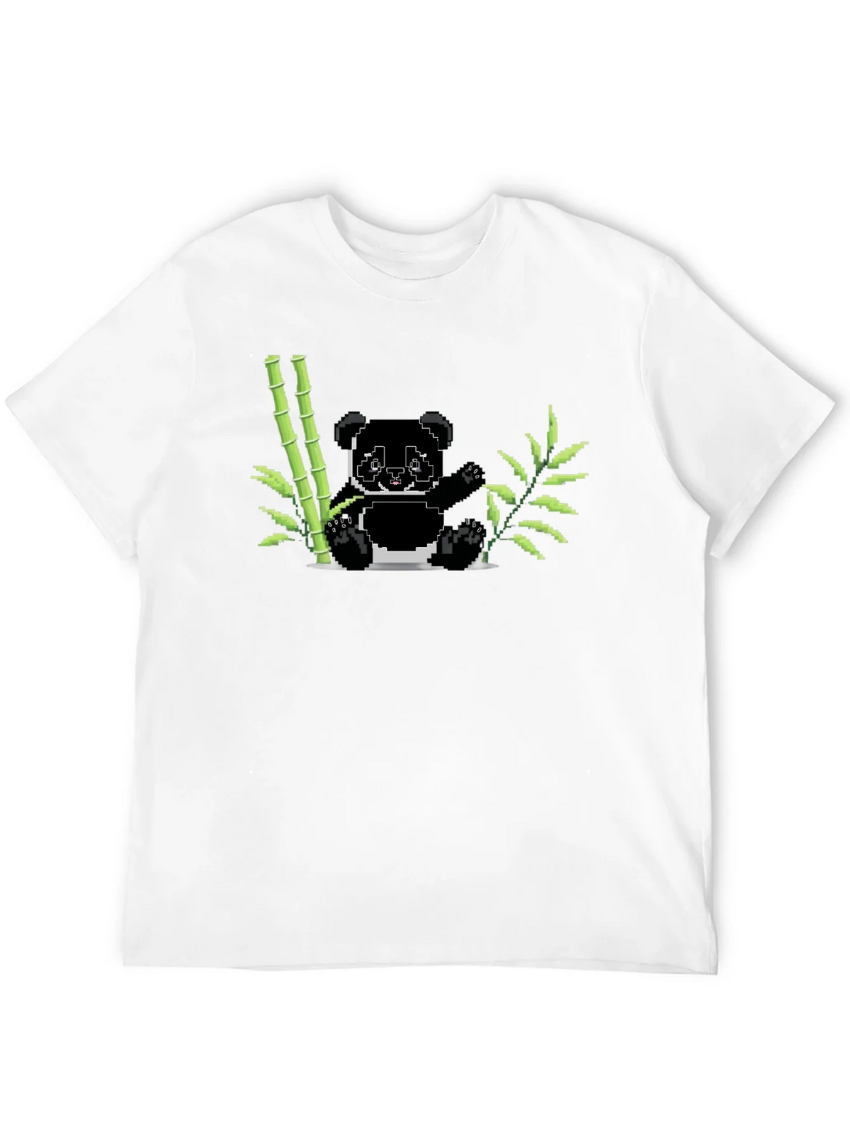 Pixel Panda Bamboo Graphic Tee - Black product image 11