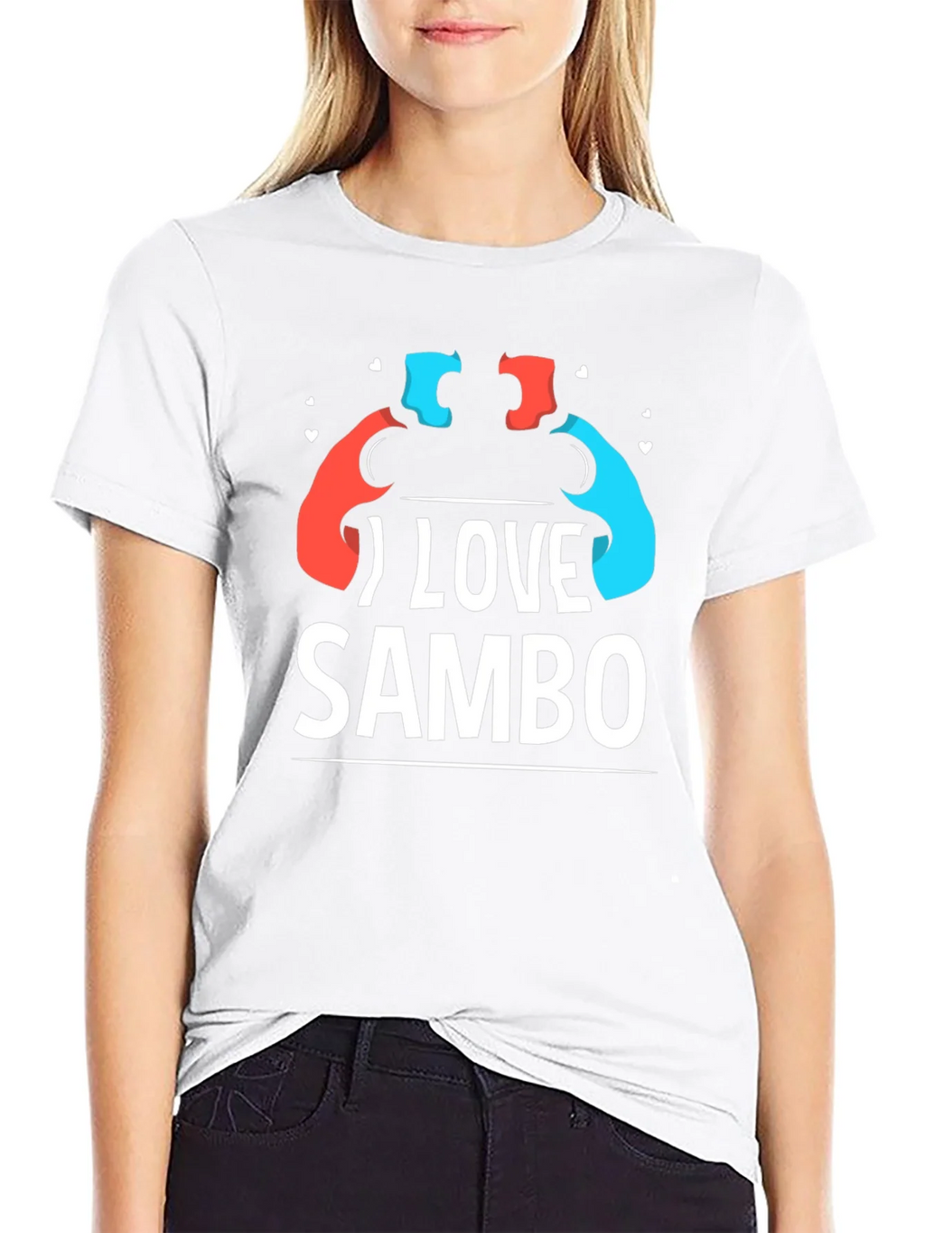 I Love Sambo T-Shirt - Wrestling Sport Tee product image 8