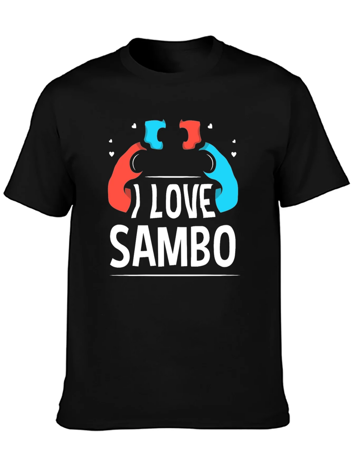 I Love Sambo T-Shirt - Wrestling Sport Tee product image 3