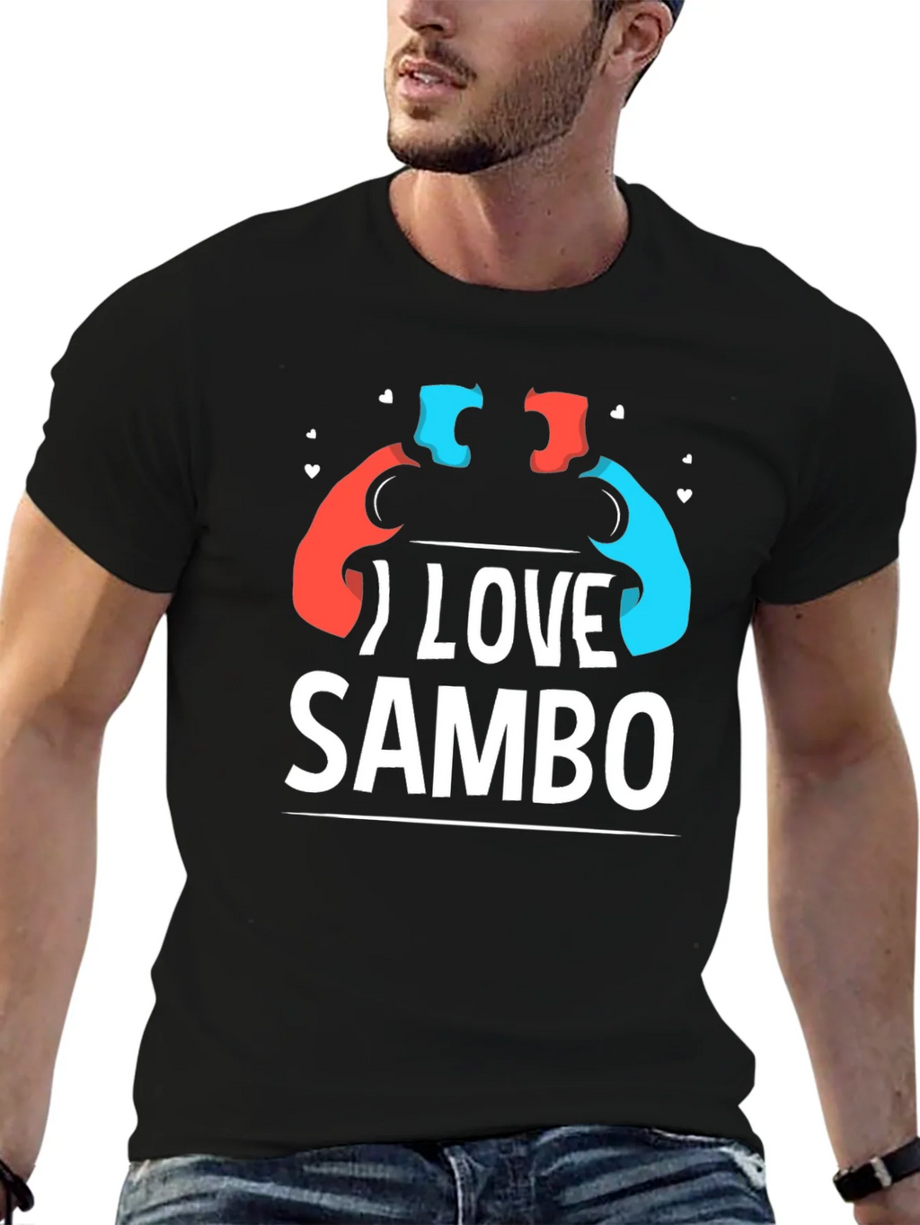 I Love Sambo T-Shirt - Wrestling Sport Tee product image 6