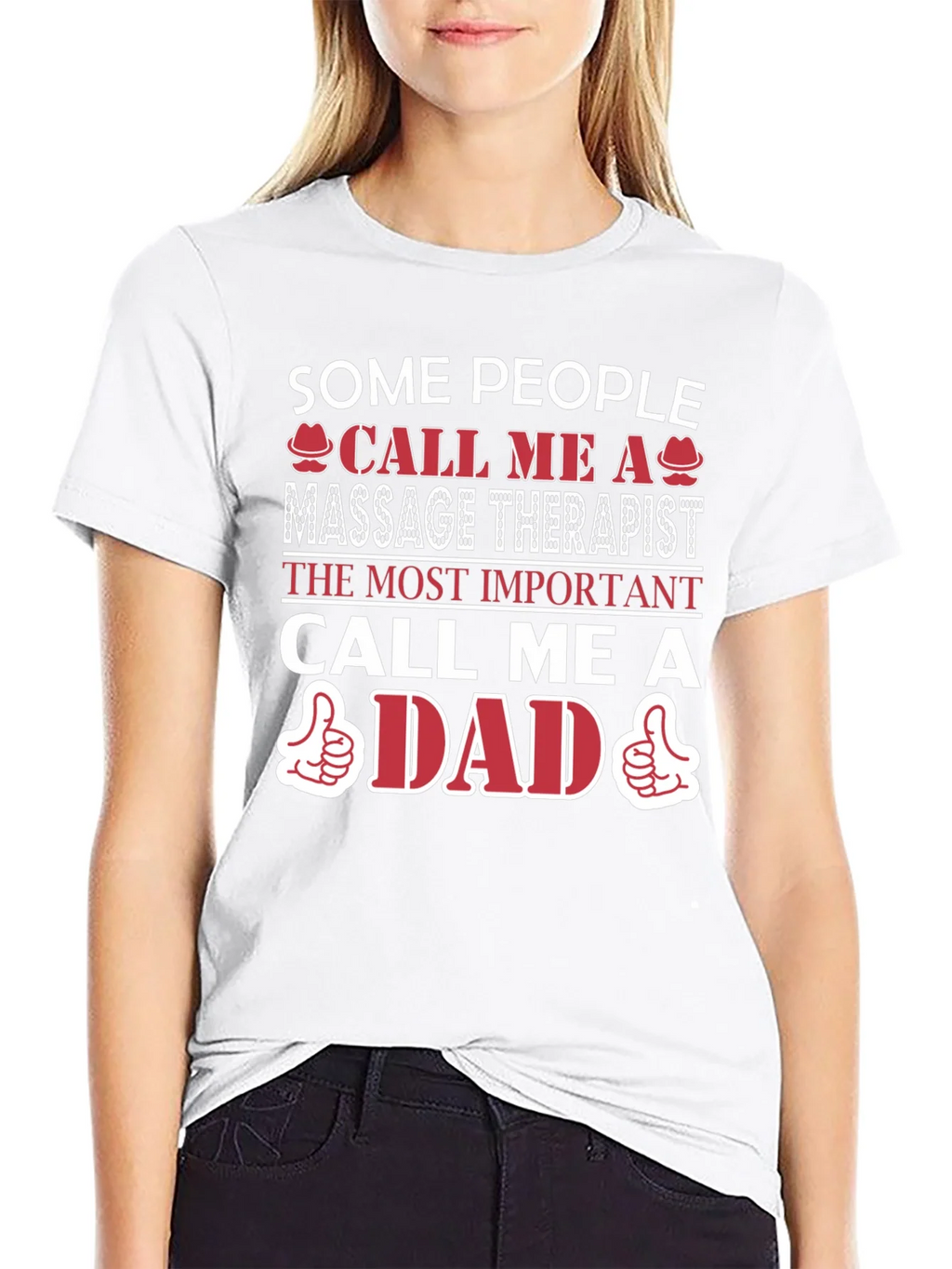 Massage Therapist Dad T-Shirt - Gift for Fathers product image 8