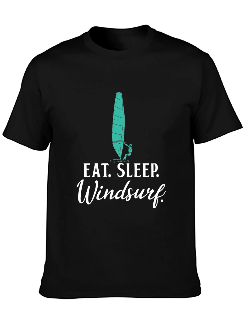 Eat. Sleep. Windsurf. Black Graphic Tee product image 3