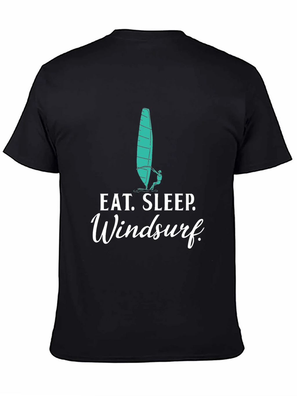 Eat. Sleep. Windsurf. Black Graphic Tee product image 4