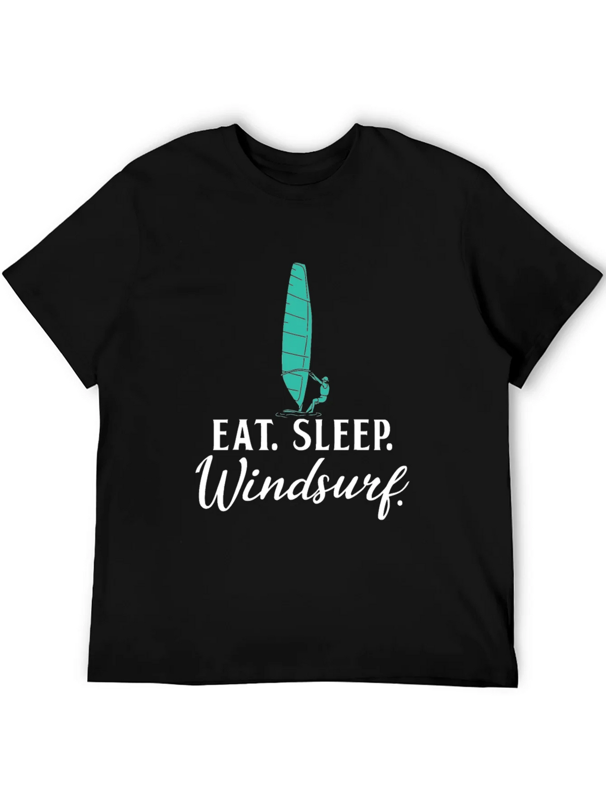 Eat. Sleep. Windsurf. Black Graphic Tee product image 5