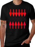 Surprised! Graphic Print Crew Neck T-Shirt product image 1