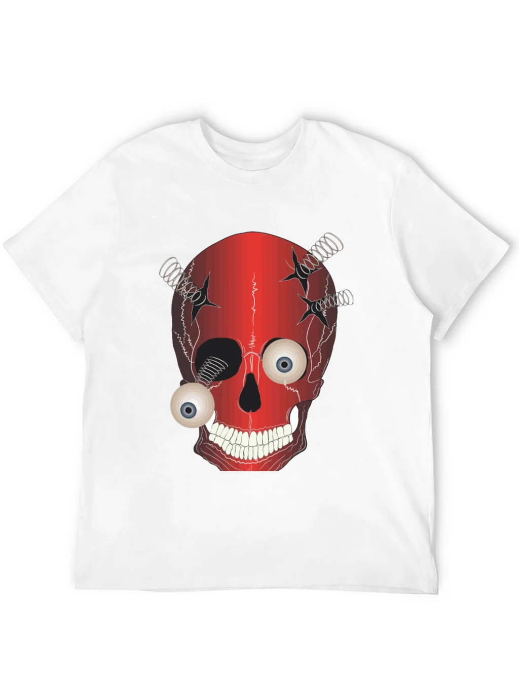 Creepy Skull T-Shirt - Eyeball Design product image 11