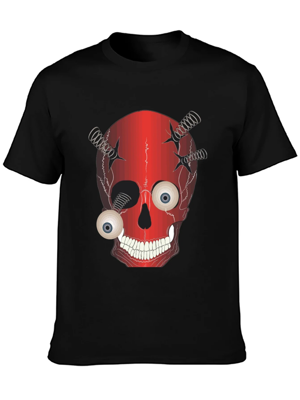 Creepy Skull T-Shirt - Eyeball Design product image 3