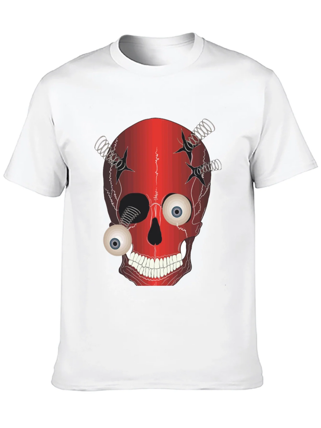 Creepy Skull T-Shirt - Eyeball Design product image 9